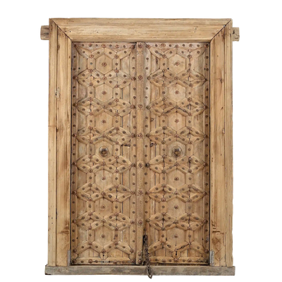 Moga - Old Indian Solid Wood Door