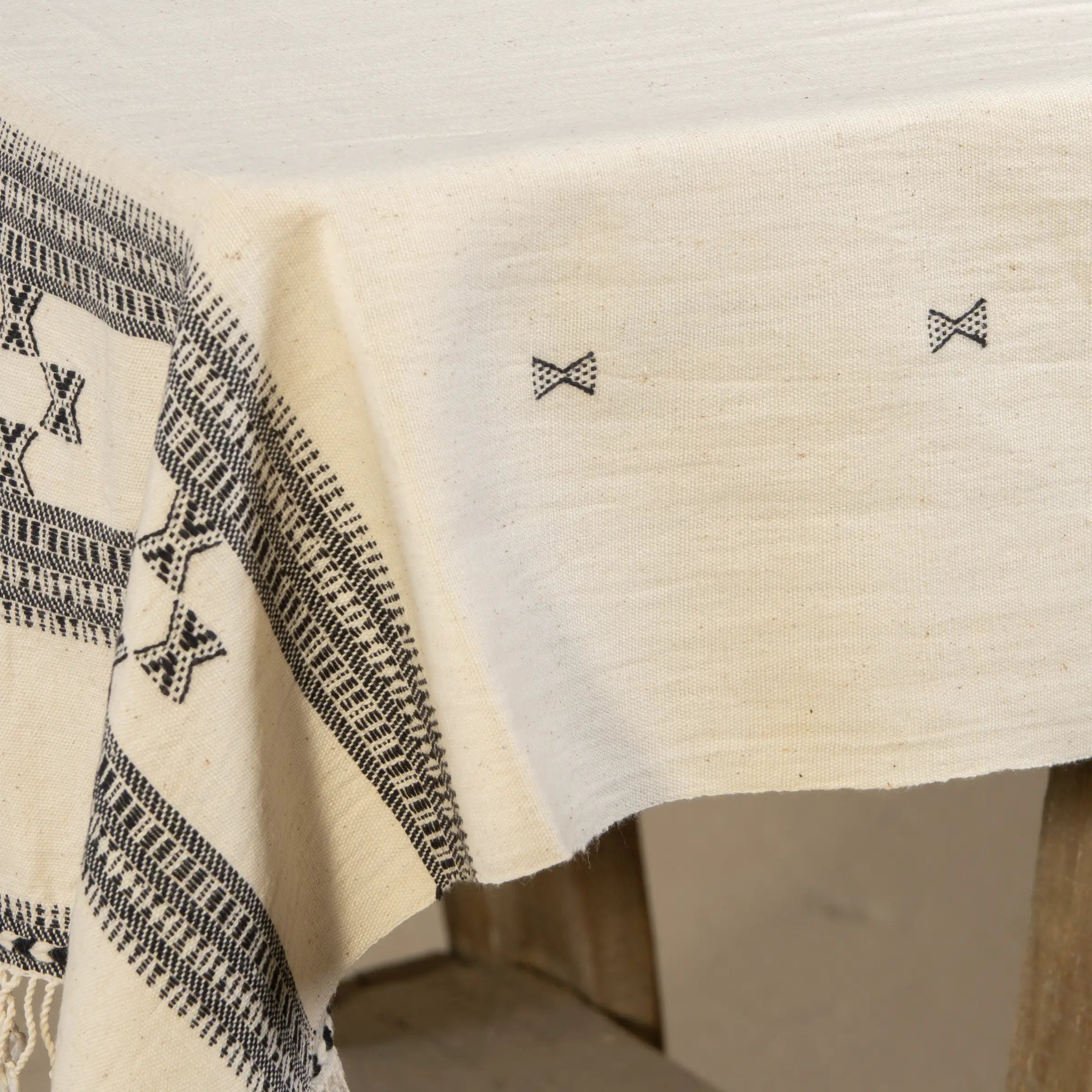 Kukma - Plaid en coton organique tissé à la main