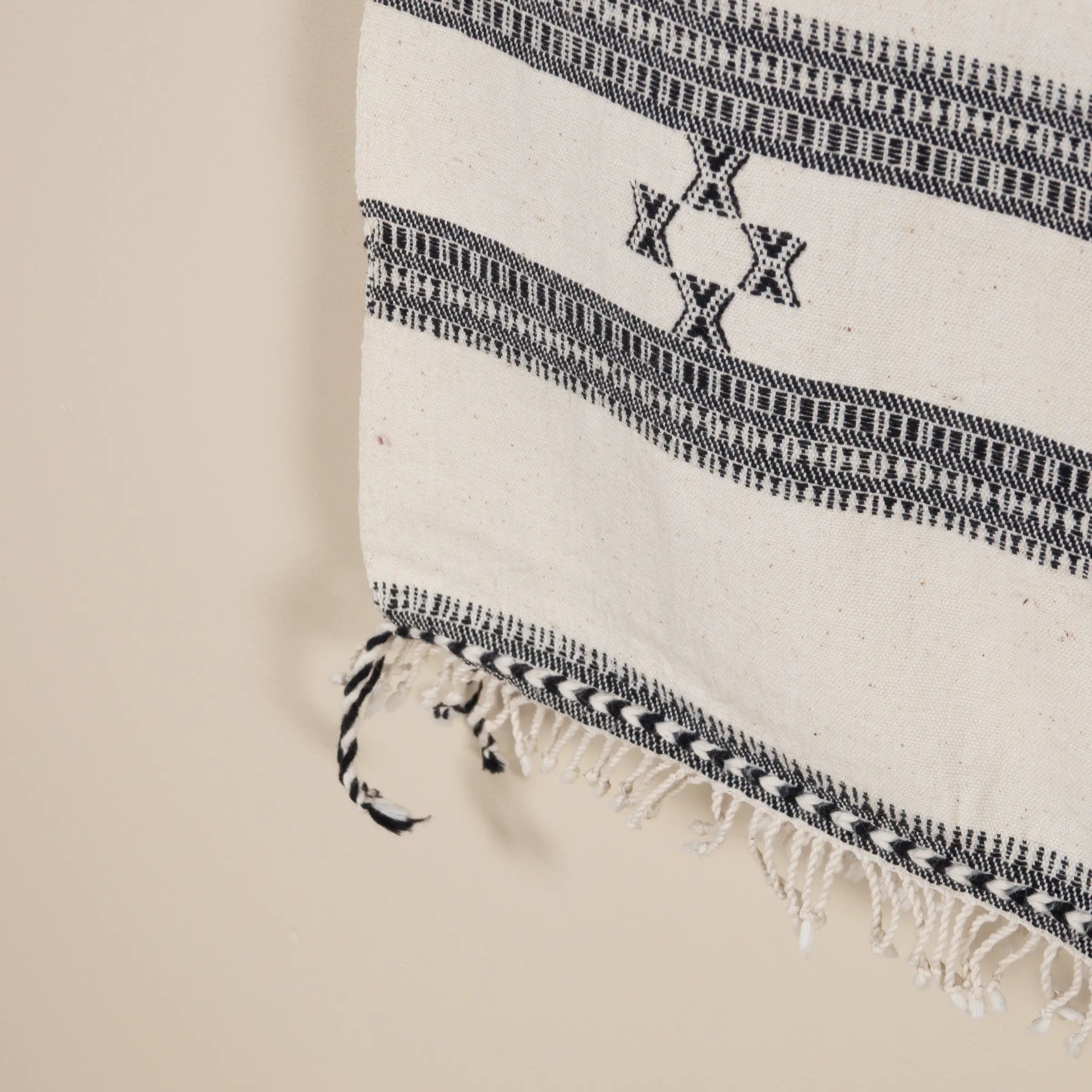 Kukma - Plaid en coton organique tissé à la main