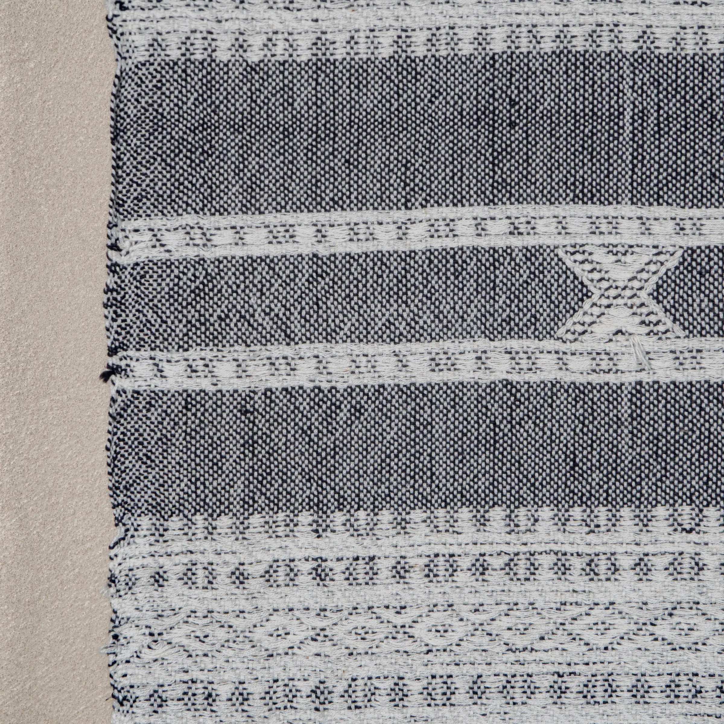 Khaddara - Plaid en coton organique tissé à la main