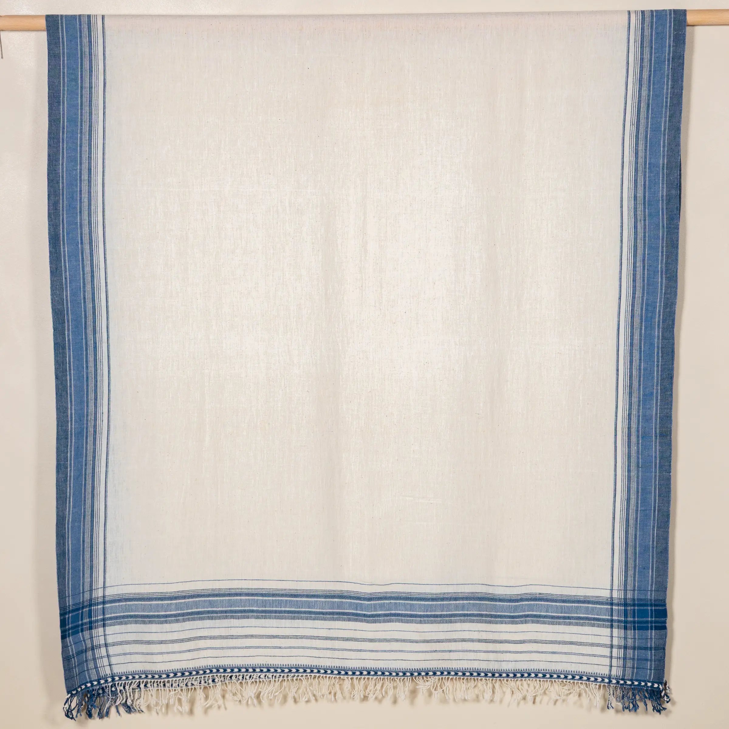 Kabari - Plaid en coton organique tissé à la main