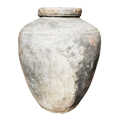 Anaaj - Large Indian jar on Terracotta n ° 23
