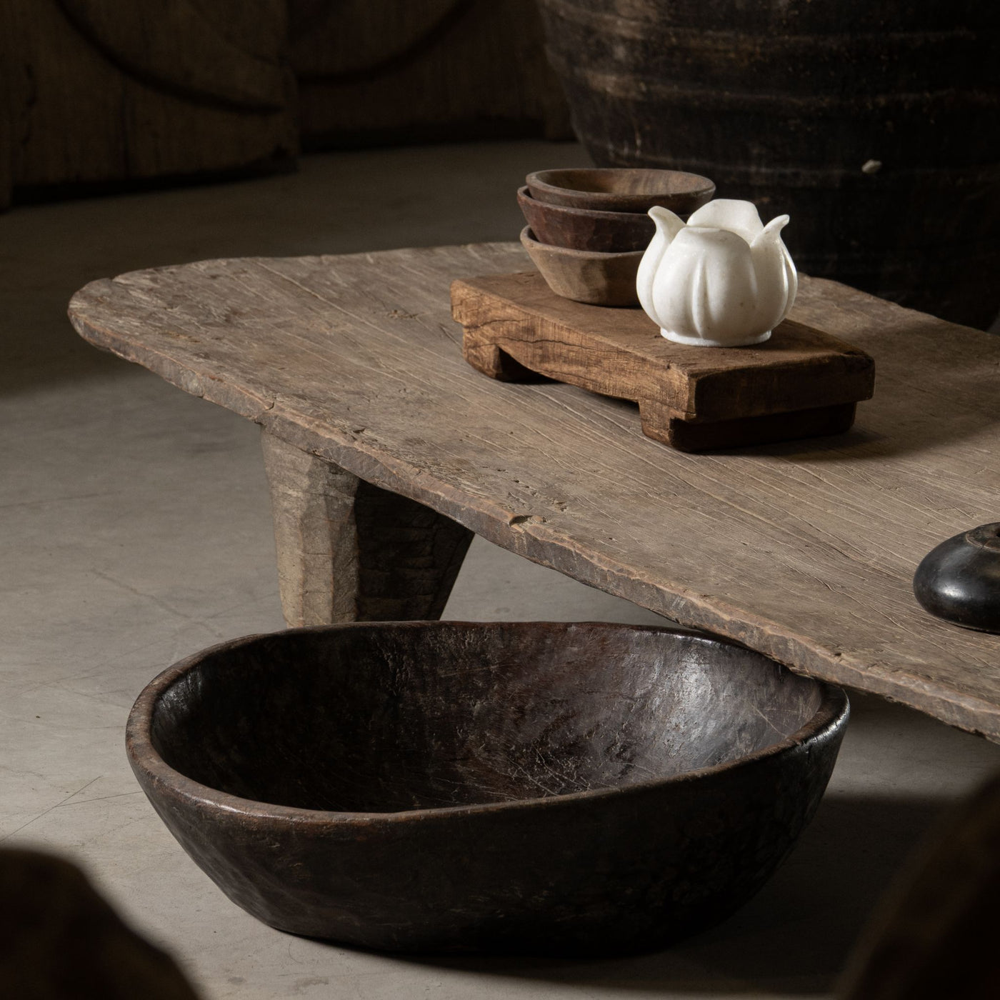 Angami - Authentic old naga table n ° 21