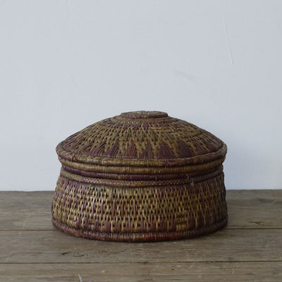 UDUPI - Braided straw Indian box n ° 1