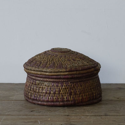 UDUPI - Braided straw Indian box n ° 1