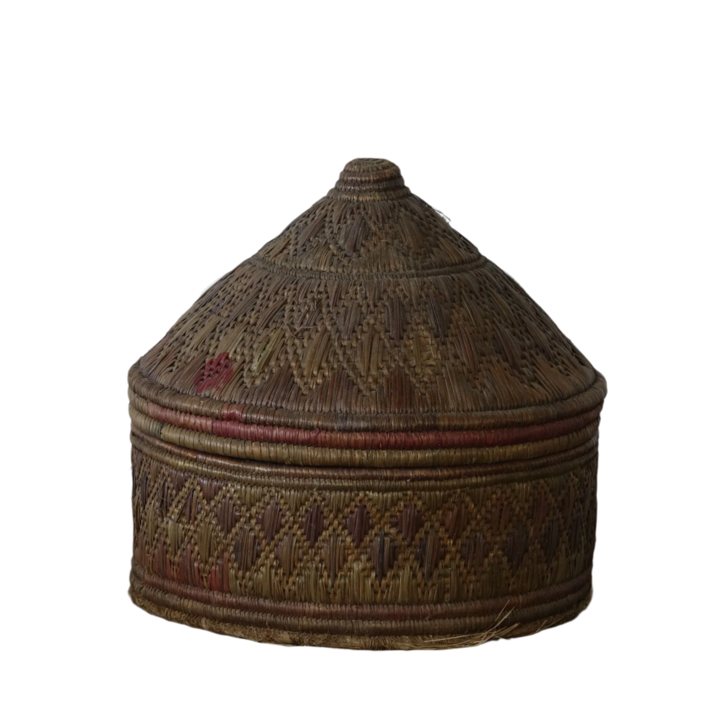 UDUPI - Braided straw Indian box n ° 2