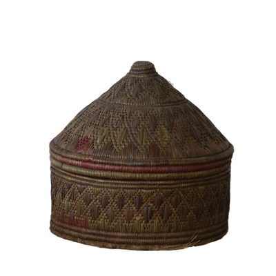 UDUPI - Braided straw Indian box n ° 2