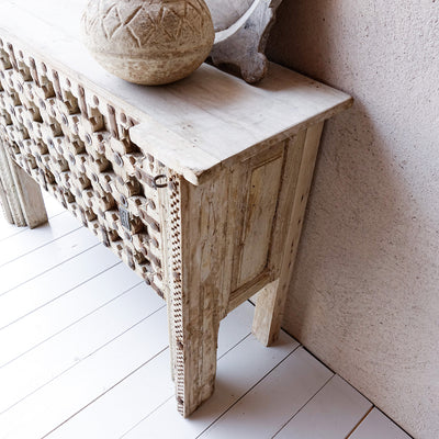 Kalapipa - Sculpted wood console n ° 1
