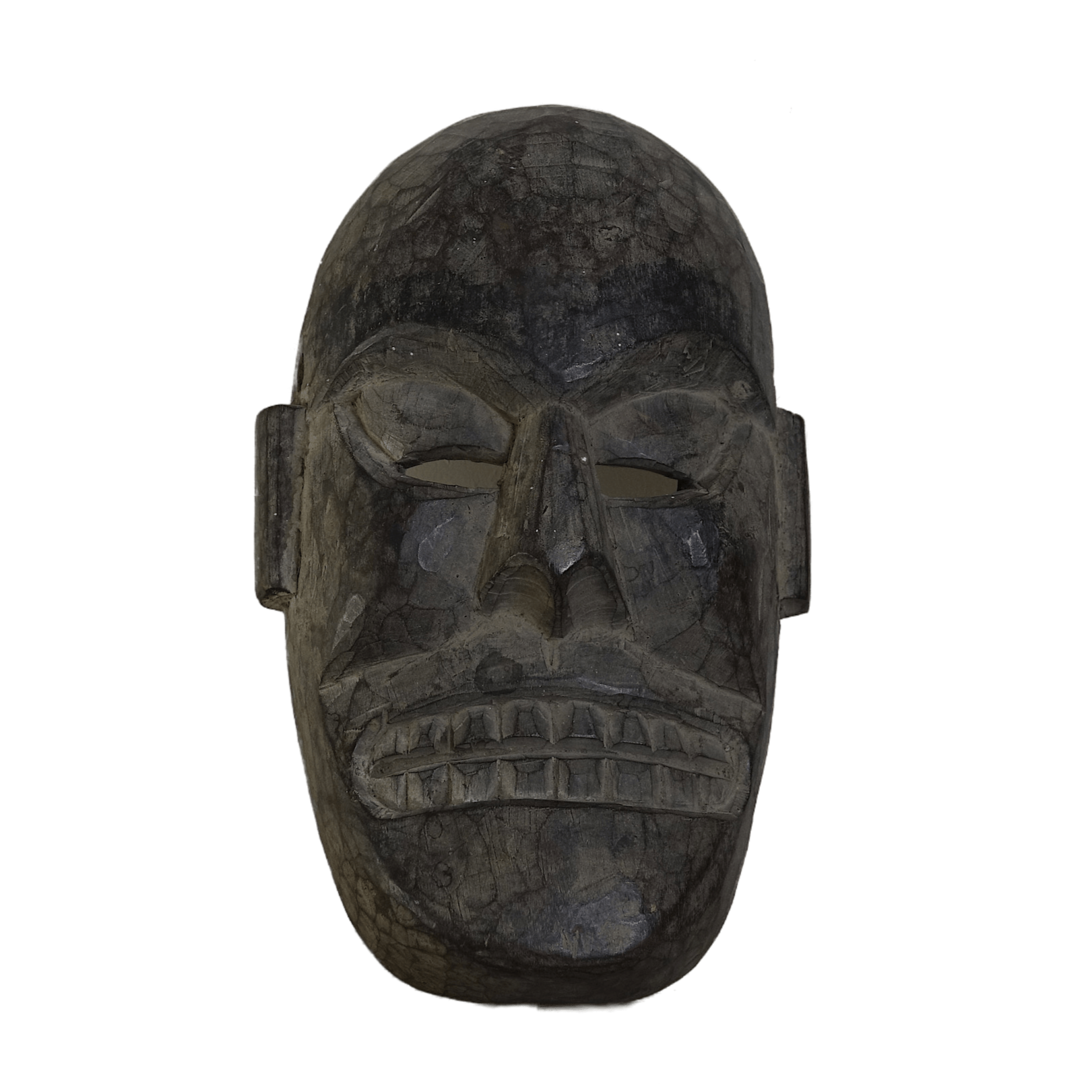 Nakab - Masque en bois massif de l'Himalaya n°2