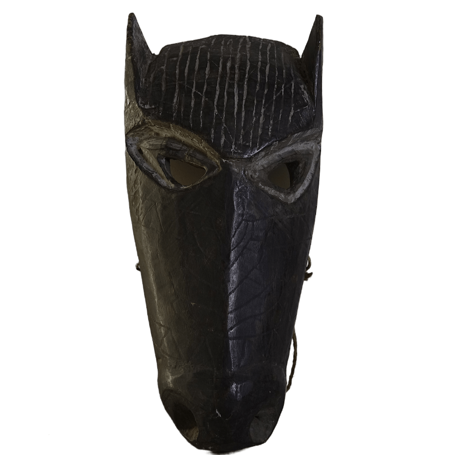 Nakab - Masque en bois massif de l'Himalaya n°6