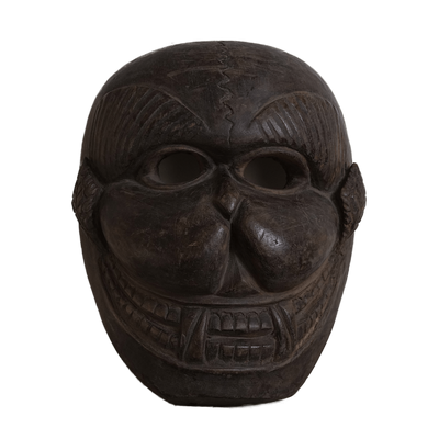 Citipati - Masque en bois massif de l'Himalaya n°3