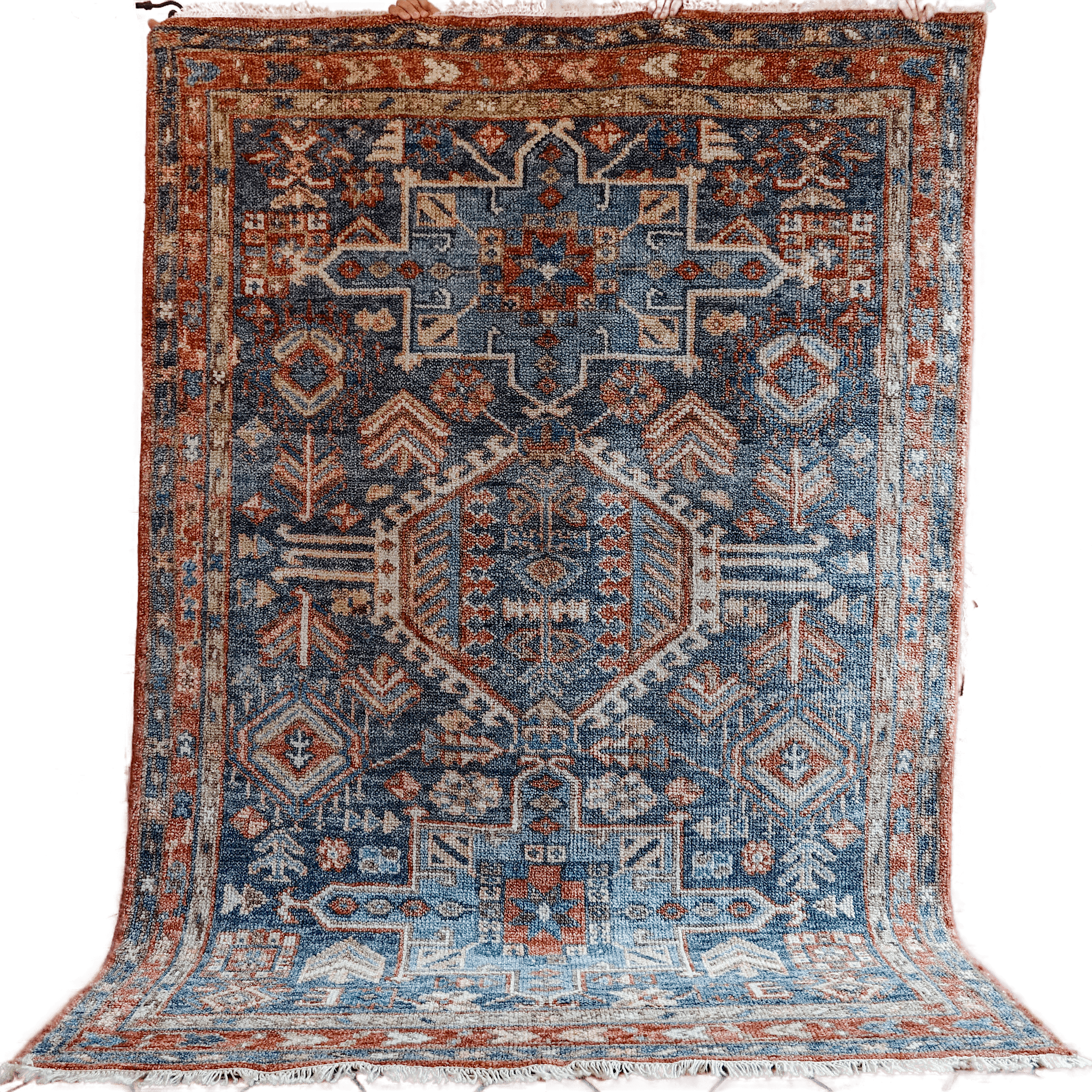 Banjari - Tapis indien noué main en laine