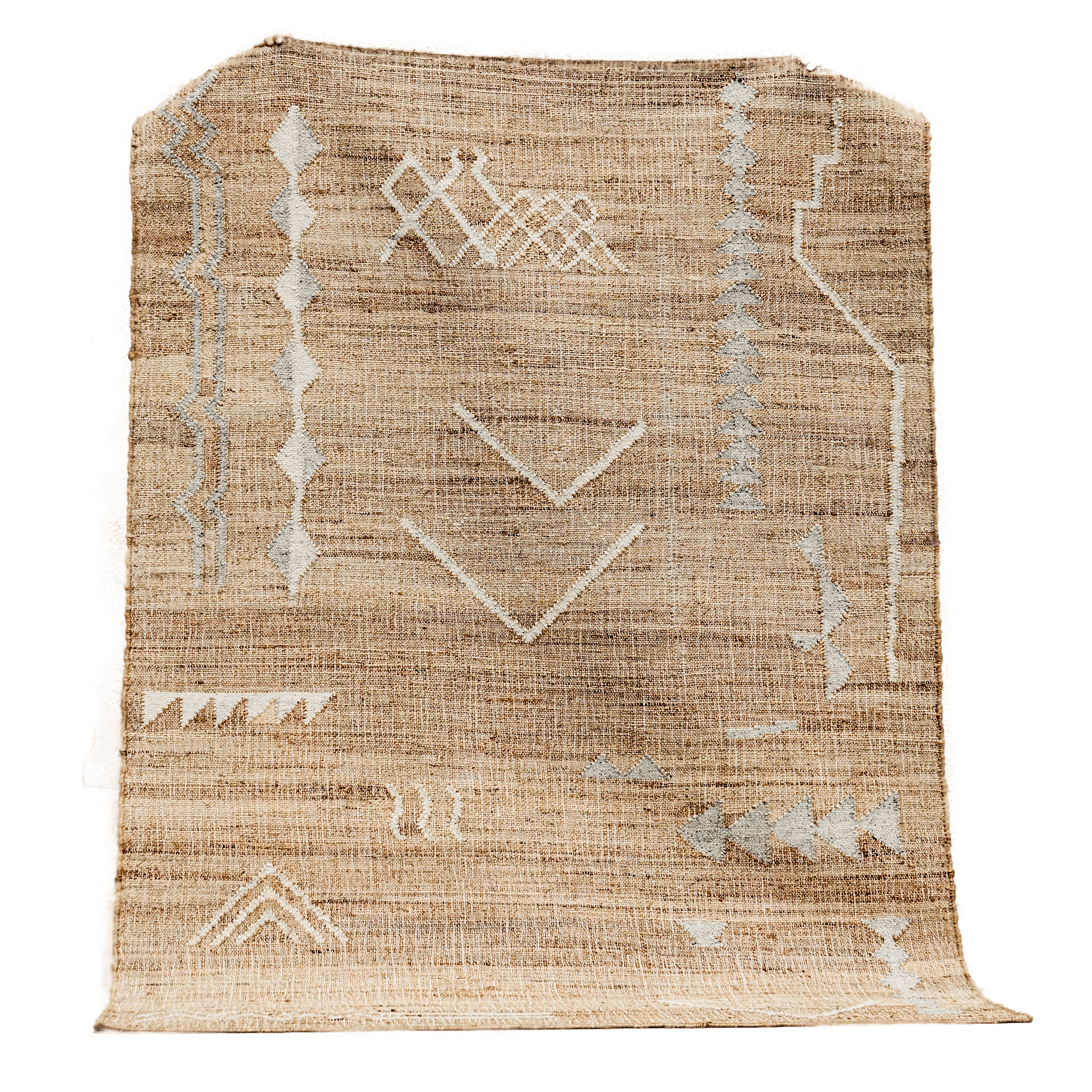 Nahian - Tapis indien tissé main en jute