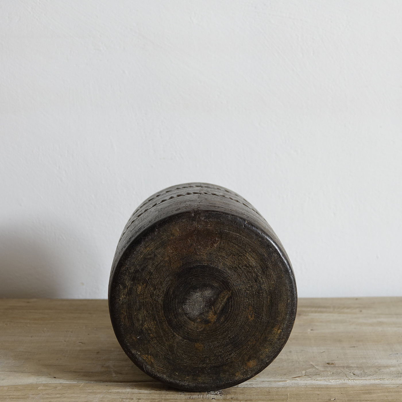 Chokha - Wooden engraved pot n ° 5