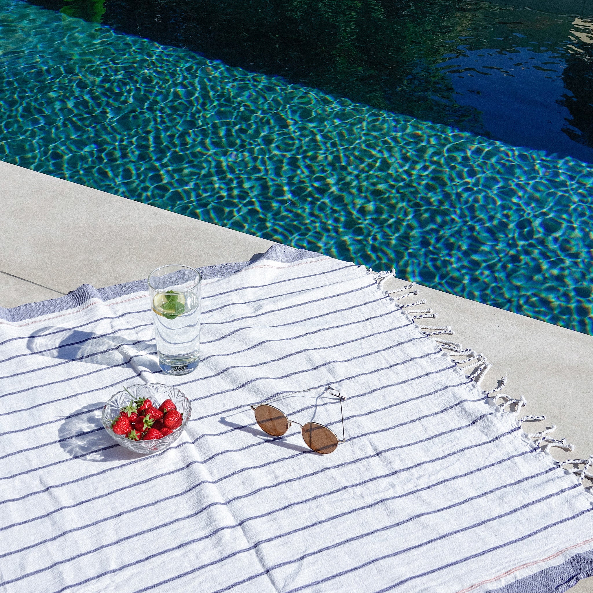 Khadi - Serviette de plage en coton