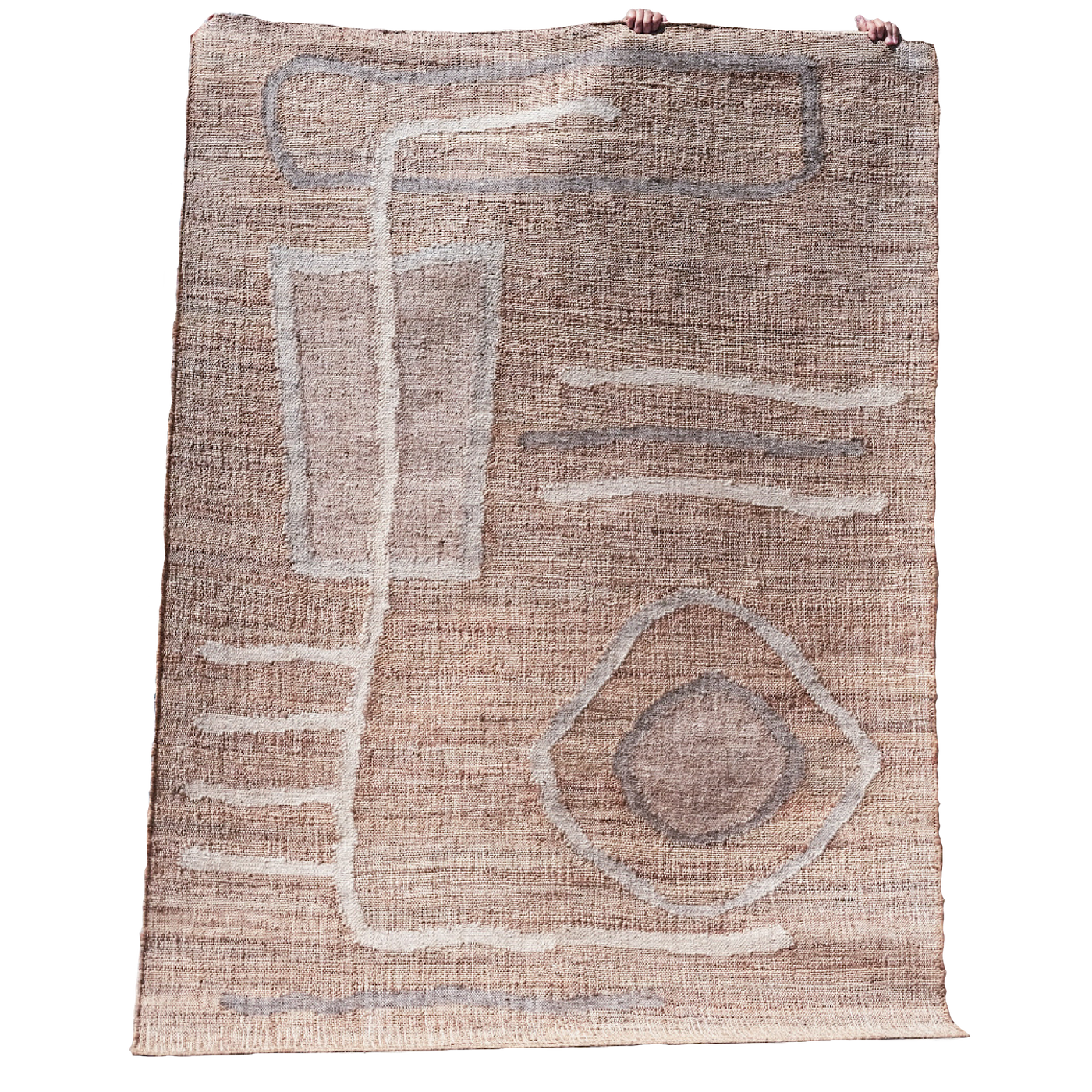 Bajaha - Indian carpet woven hand in jute