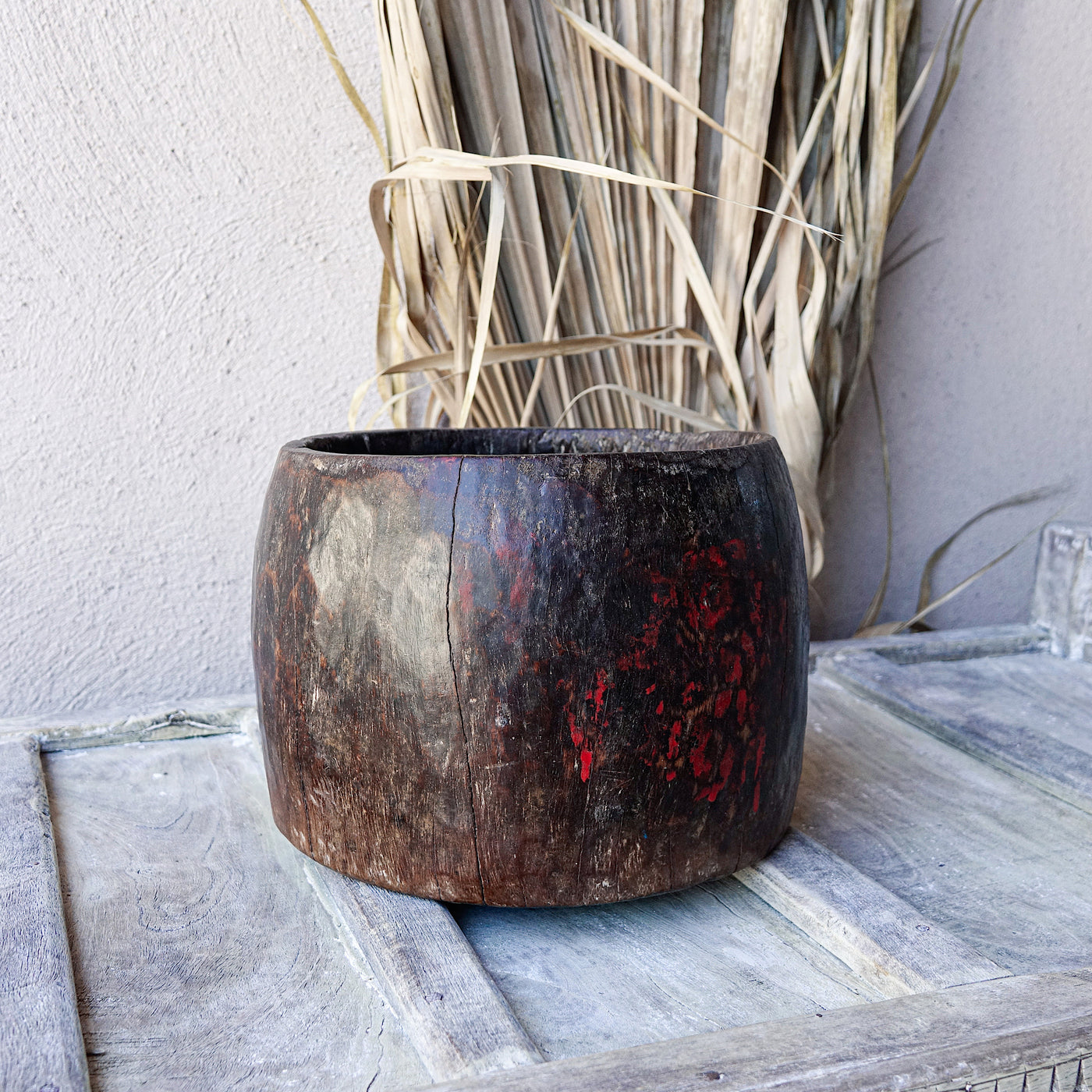 Mana - old wooden pot n ° 7