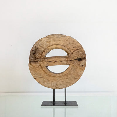 Pahiya n°2 - Ancienne roue décorative en bois