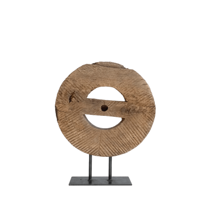 Pahiya n°2 - Ancienne roue décorative en bois