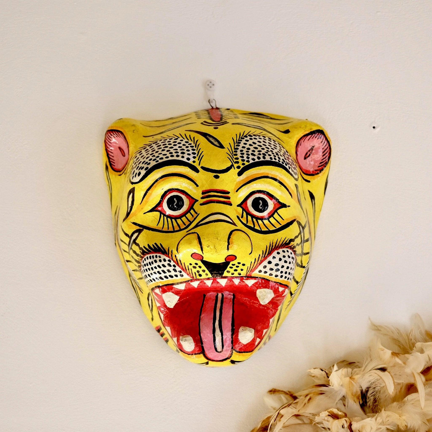 Bagh - Masques traditionnels en papier mâché (grande taille) - Orpaï Studio